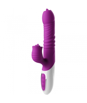 VIBRADOR & Vibrador multifuncional com efeito de calor e movimento.