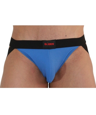 008 JOCK AZUL / NEGRO S Jockstraps audaces, cómodos, con brillos y transparencias