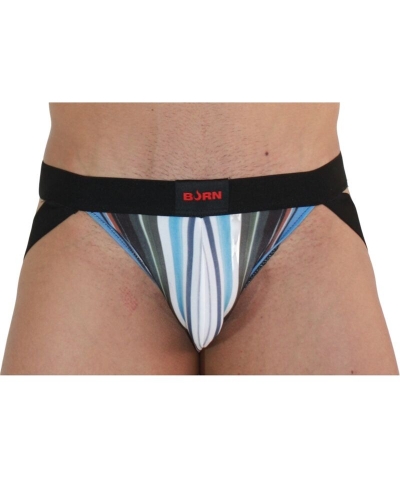 009 JOCK MULTICOLOR / NEGRO S Jockstraps sofisticados y sensuales con ajuste cómodo