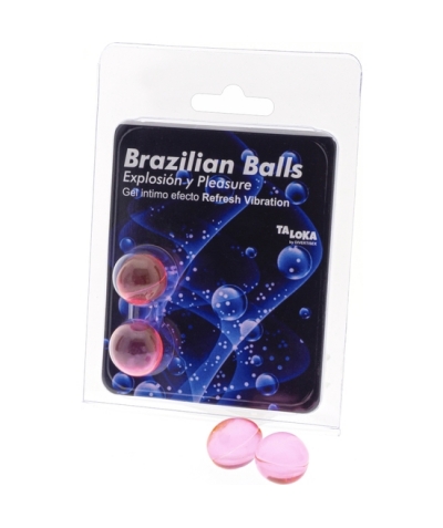 REFRESH VIBRATION Pack de 2 bolas con gel excitante efecto refrescante único