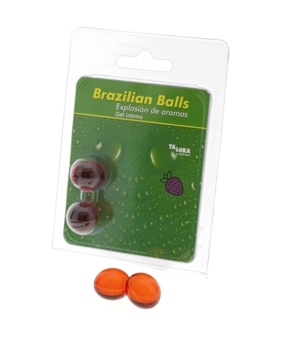 BRAZILIAN BALLS AROMA Bola de masaje de fresa