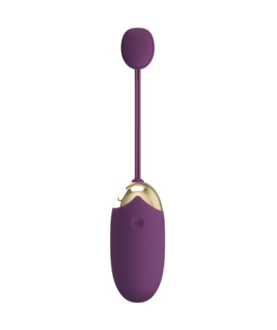 ABNER APP LILA Huevo vibrador controlado por smartphone, discreto y ergonómico