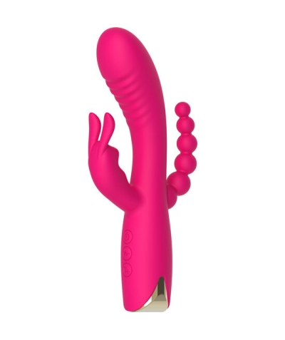 AFRODITA TRIPLE ACCIÓN Vibrador triple de alta calidad y potente