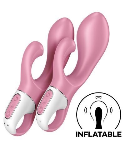 SATISFYER BUNNY AIR PUMP Vibrador doble para estimular clítoris y punto g