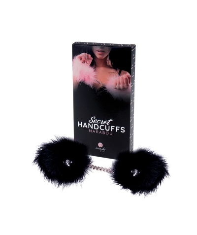 ALGEMAS SECRET HANDCUFFS MARAB Esposas de plumas suaves para principiantes bondage