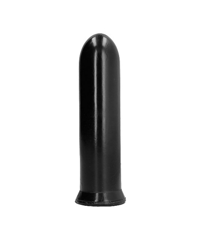 ALL BLACK D19 Dildo fácil de insertar anal y vaginal