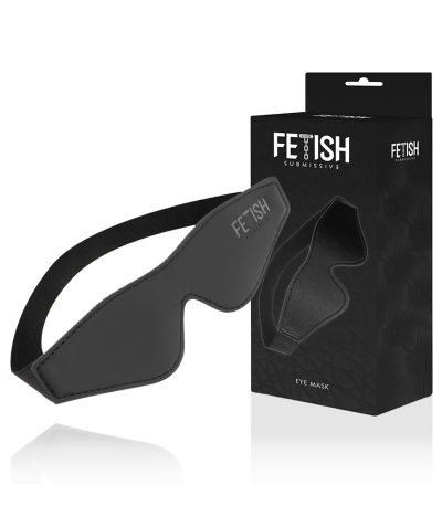 ANTIFAZ SUBMISIVE EYEMASK Máscara de cuero vegano para juegos bdsm