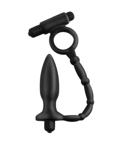 ASS-KICKER Plug anal con anillo vibrador para sentir el doble