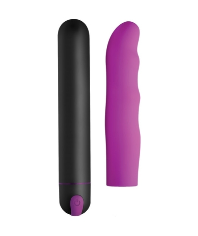 XL BULLET MORADO Bala con funda de silicona