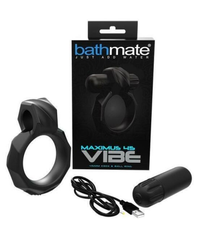 MAXIMUS VIVE RING BATHMATE Anillo de pene con bala vibradora para mayor estimulación