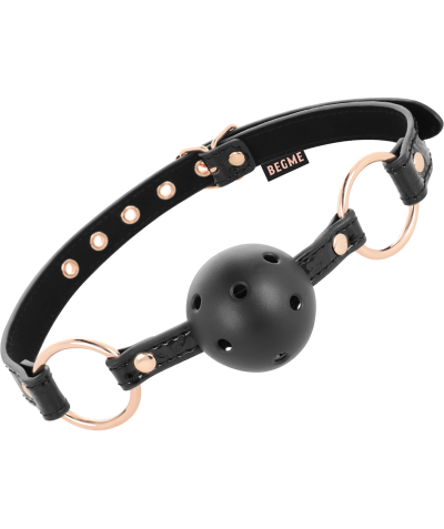 BEGME GAG Mordaza de leather vegano para juegos bdsm