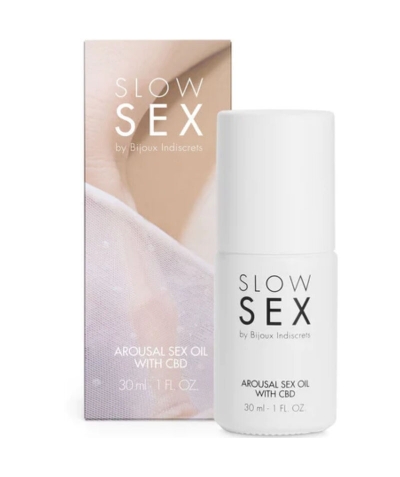 BIJOUX SLOW SEX  Aceite de masaje sexual con cbd natural