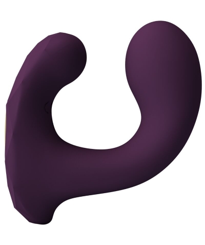 BILLY VIBRATION LILA Vibrador dual c: 12 vibraciones, recargable, impermeable