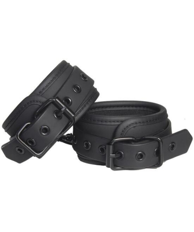 BLAZE  ANKLE CUFF Menottes de cheville noires pour jeux intimes