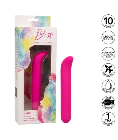 BLISS G VIBE Vibrador de silicona líquida para estimulación intensa