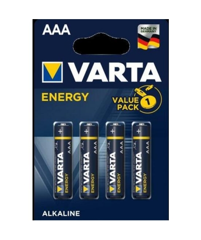 PILAS VARTA AAA 4 pilas alcalinas aaa