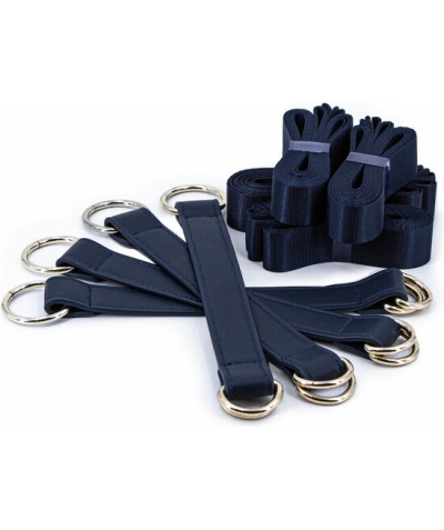 TIE DOWN STRAPS Alças bondage couturetie - azul