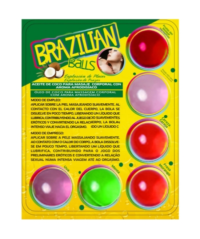 BRAZILIAN BALLS AROMATHERAPY Bolas con aceite de masaje