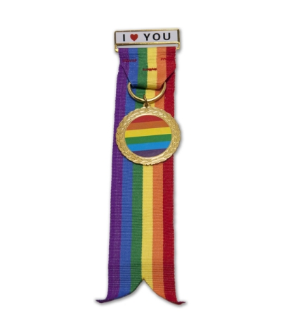 BROCHE Broche unisex personalizable que celebra la diversidad LGTB+