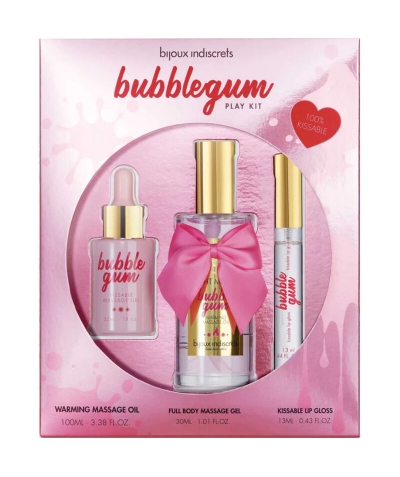 BUBBLEGUM PLAY KIT Kit de juego bubblegum: pasión, diversión, aromas. ¡regalo perfecto!