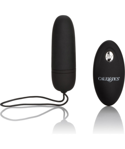 BULLET REMOTE  VIBRATING Vibrador de silicona con mando negro