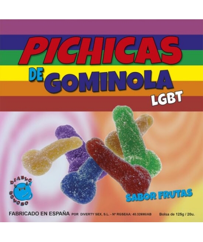 GOMITAS COLORINES LGTB Sabor fruta