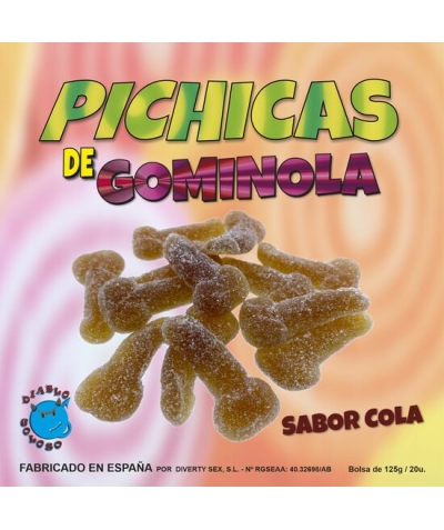 GOMITAS CON AZÚCAR Spicy devil - fatias de goma de cola