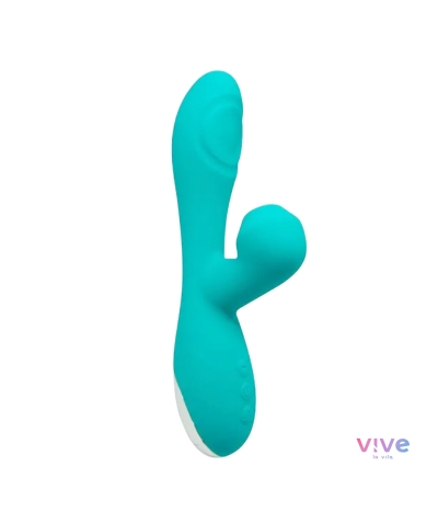 Vibrador doble estimulación con succión