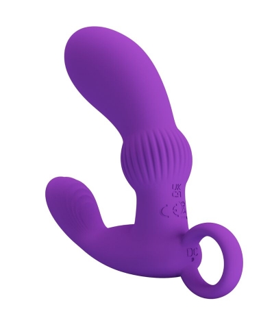 CAYLA MASAJEADOR VIBRADOR ANAL Massageador de próstata vibratório de silicone recarregável.