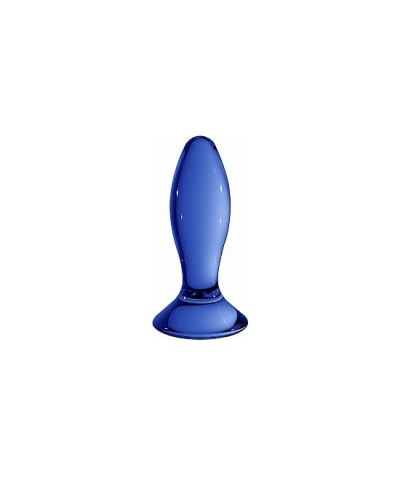 CHRYSTALINO FOLLOWER BLUE  Elegante plug anal de cristal