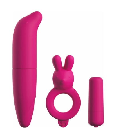 CLASSIX  BUZZ Kit para parejas con vibrador, anillo y estimulador G-spot