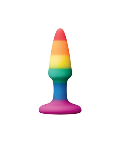 RAINBOW ANAL PLUG MINI Spina anale colorata in silicone stimolante