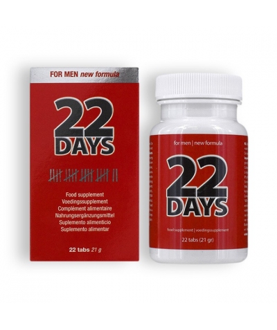 22 DAYS PENIS EXTENSION SYSTEM Suplemento para potenciar el rendimiento sexual masculino