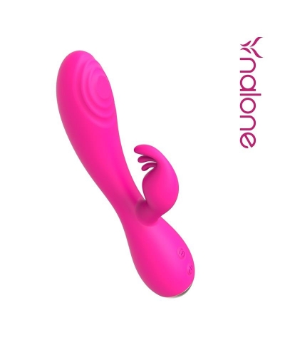 MAGIC STICK Vibrador conejito con dos motores, 7 modos y pulsación dual