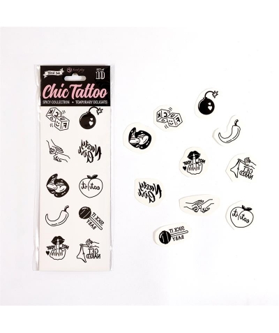 SPICY COLLECTION CHIC TATTOO S Tatuajes temporales, fáciles y versátiles para eventos