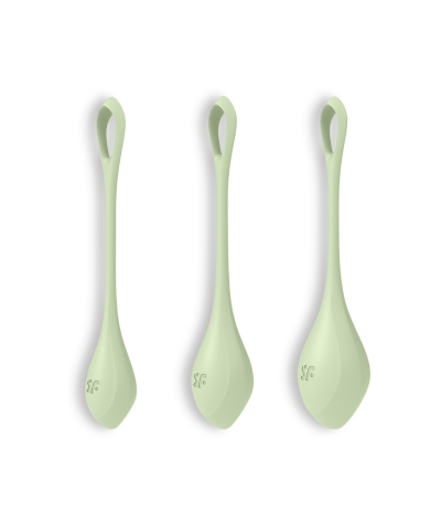 KEGEL YONI POWER 2 SATISFYER Set de bolas para entrenamiento del suelo pélvico