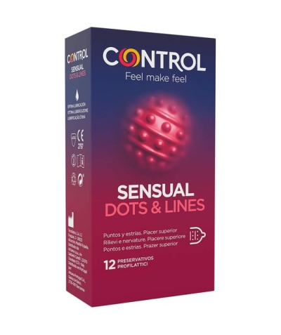 CONTROL SENSUAL DOTS &AMP; Preservativospara sensaciones que se multiplican