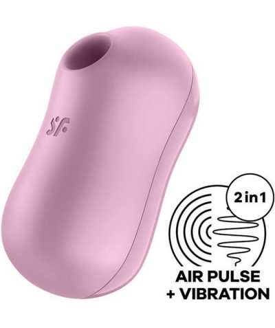 SATISFYER COTTON CANDY Vibrador de clítoris con ondas de presión