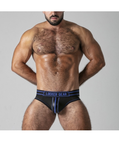 CUECA MASSIVE JOSH LOCKER GEAR Calcinha quadrada erótica com design moderno e ousado.