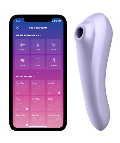 SATISFYER DUAL PLEASURE Prima ventosa e vibratore simultanei con app