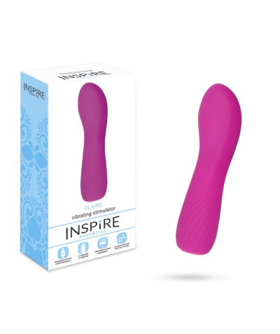 CLAIRE Vibrador recargable de silicona con 12 funciones