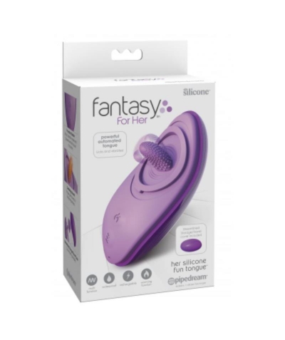 FANTASY FOR HER STIMULATOR Estimulador oral con lengua vibrante y calor