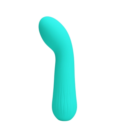 FAUN VIBRADOR RECARGABLE VERDE Vibrador de punto g, silicona suave, sumergible