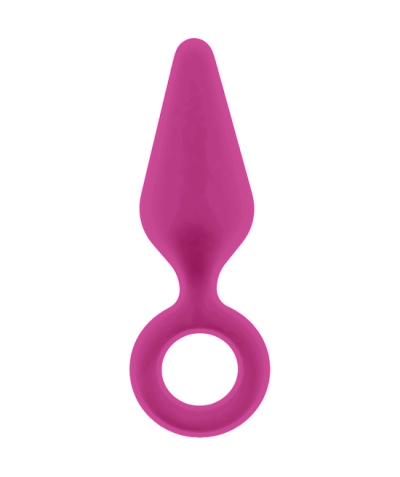 FLIRTS  TUG Plug anal tamaño pequeño de silicona rosa