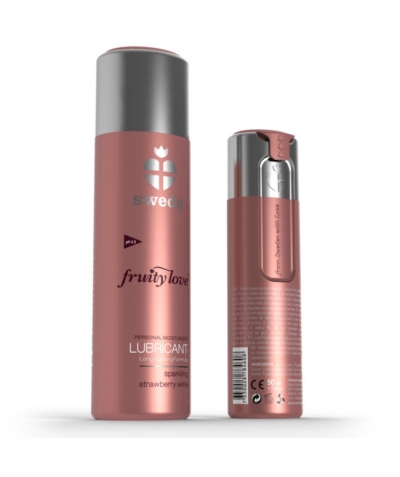 FRUITY LOVE AROUSE Lubricante comestible con sabor a fresas champagne