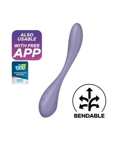 SATISFYER G-SPOT FLEX 5 Vibrador diseñado para estimular el punto g con APP