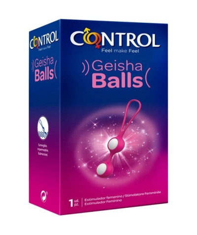 GEISHA BALLS CONTROL TOYS Bolas útiles para ejercicios Kegel, waterproof, uso vaginal