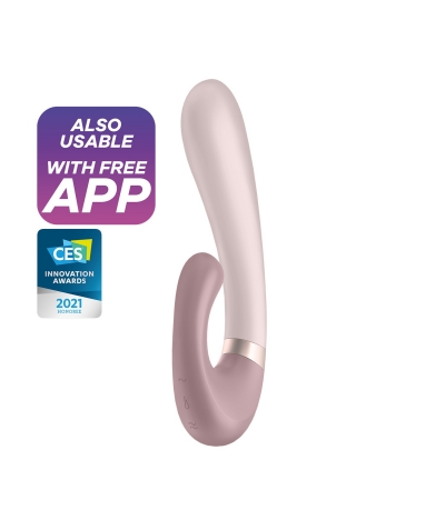 SATISFYER HEAT WAVE Vibrador con calor y control de aplicación