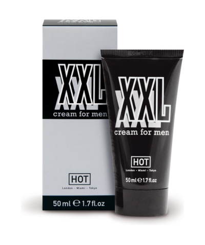 HOT XXL MEN Crema de masaje para hombre que contribuye a una erección potente