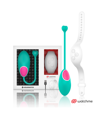 WATCHME EGG TURQUESA Vibrador potente y discreto para placer íntimo